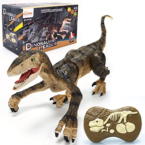 Dinosaurio Velociraptor A Control Remoto + Envio Gratis