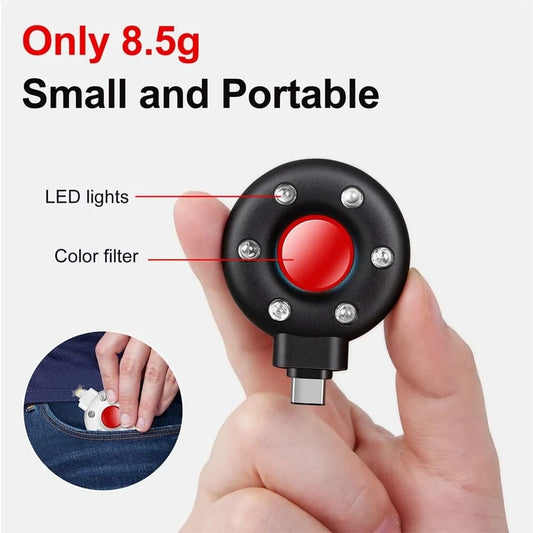 Mini Detector De Camara Con Luz Infraroja Para Celular + Envio Gratis