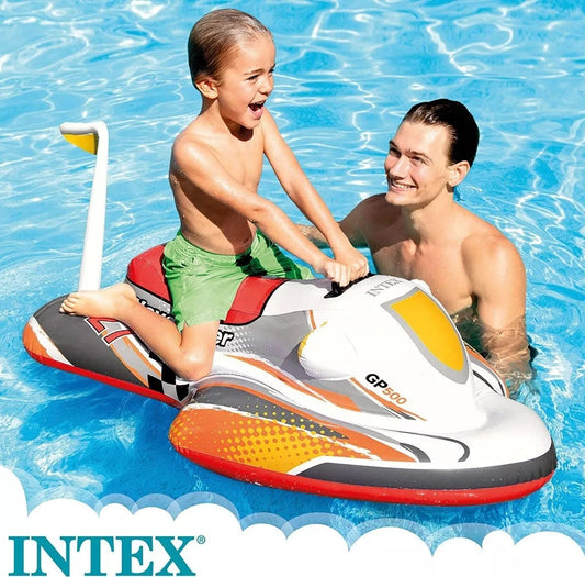 Flotador Con Diseño De Moto Acuática Intex + Envio Gratis
