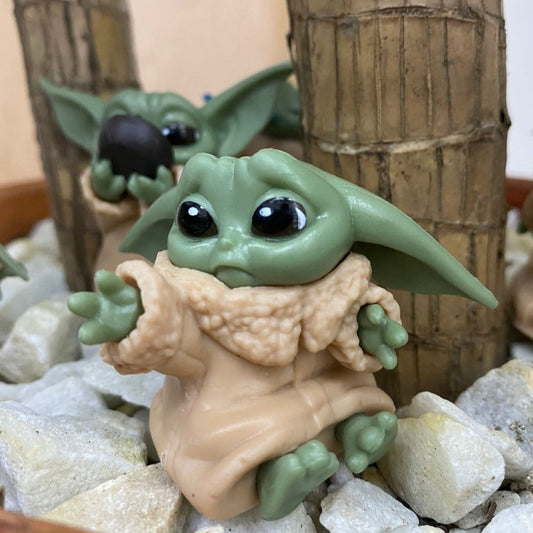 Kit De Muñecos Baby Yoda Por 6 Unidades + Envio Gratis