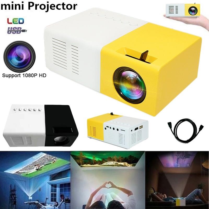 Mini Proyector Led Portátil 600lm 720p Video Hdmi Y Usb