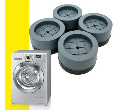 Almohadillas antivibración para lavadora, soporte para lavadora, soporte  para secadora, antideslizante, suministros para el hogar, 4 piezas -  AliExpress