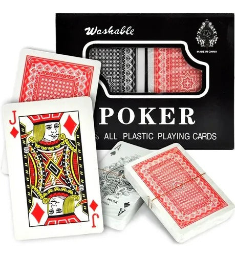 Caja de cartas de doble juego,2 establece cartas de póquer -  España