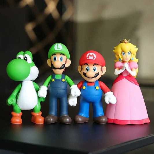 Set X6 Figuras Mario Bross De Colección + Envio Gratis