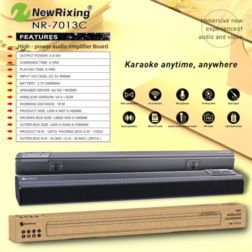 Barra De Sonido NewRixing NR-7013C  + Envio Gratis