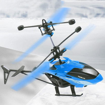 Mini Helicóptero De Inducción Con Sensor + Envio Gratis