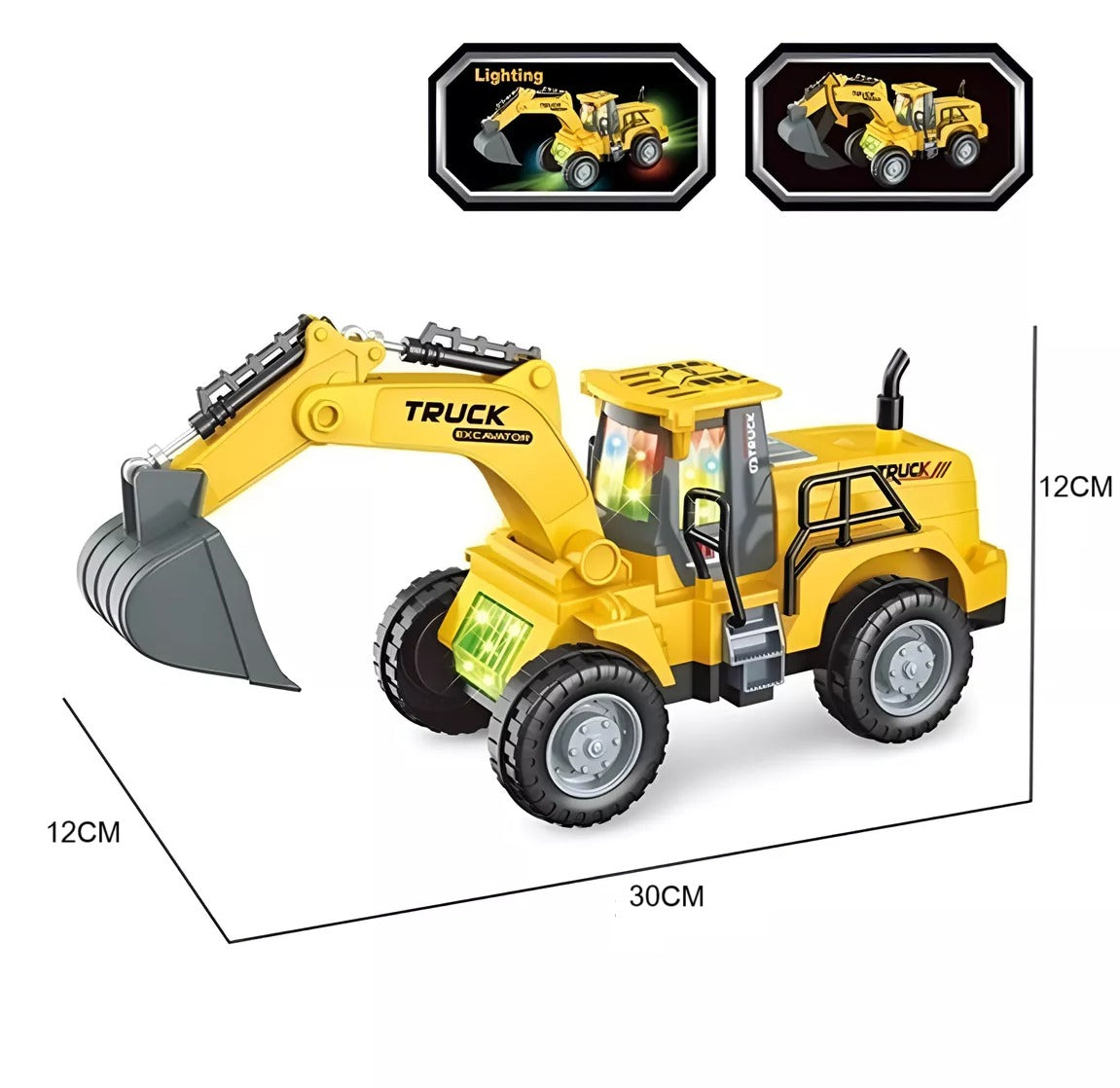 Excavadora Pequeña Truck A Control Remoto + Envio Gratis