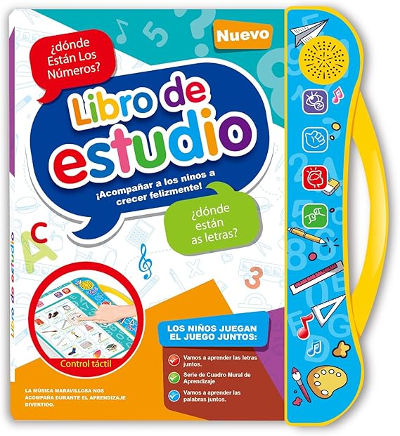 Libro De Estudio Con Sonido Para Niños + Envío Gratis