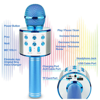 Microfono Karaoke Con Bluetooth + Envío Gratis