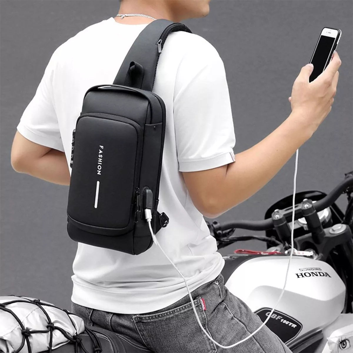 Mochila Manos Libre Antirrobo + Envio Gratis