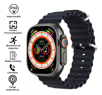 SmartWacht T10 Ultra 2 Reloj Inteligente + Envio Gratis