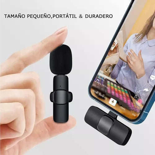 Micrófono Inalambrico Para Celular Recargable K8 Duo + Envío Gratis