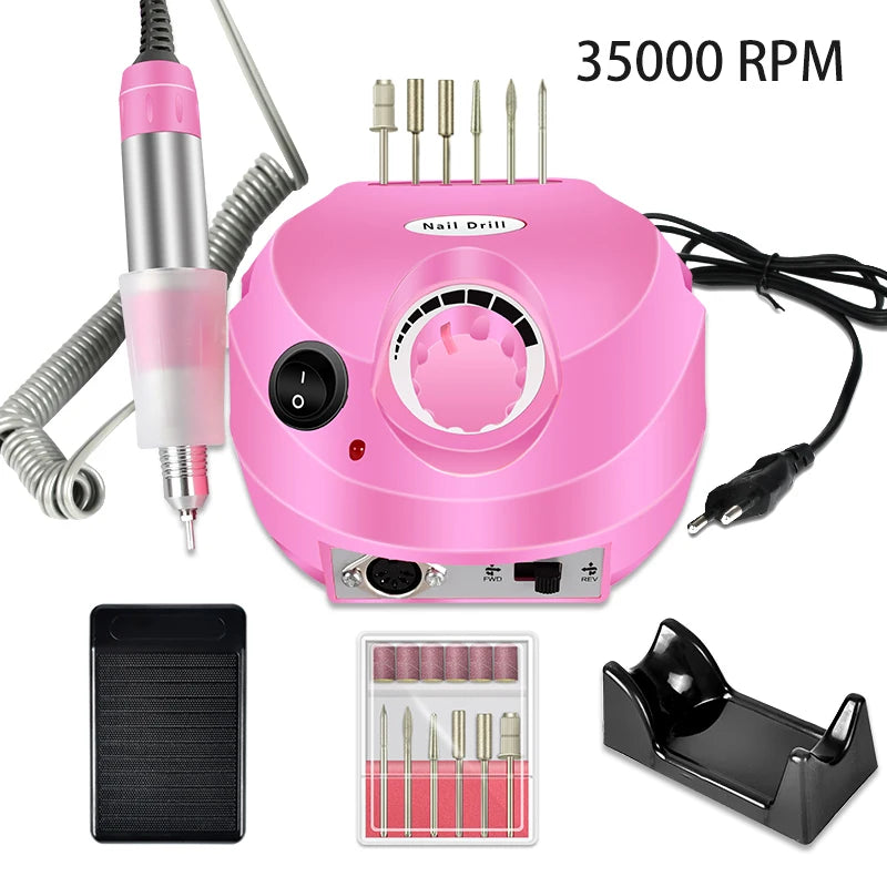 Pulidor De Uñas Eléctrico DM 202 35000Rpm + Envío Gratis