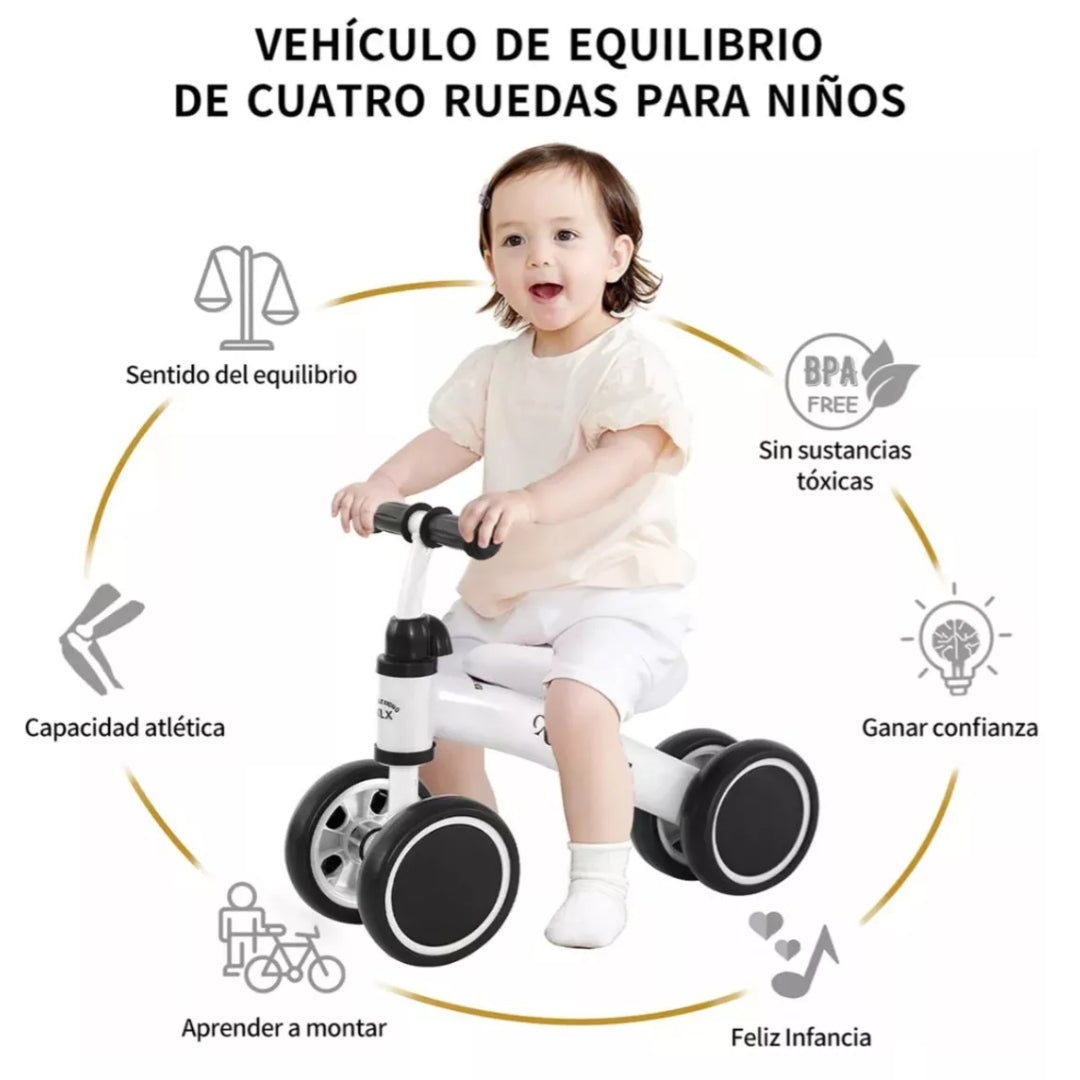 Bicicleta De Equilibrio 4 Llantas + Envio Gratis