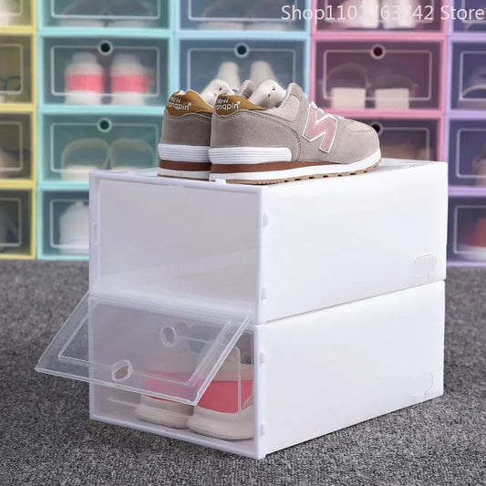 6 Cajas Organizador De Zapatos Apilable + Envio Gratis