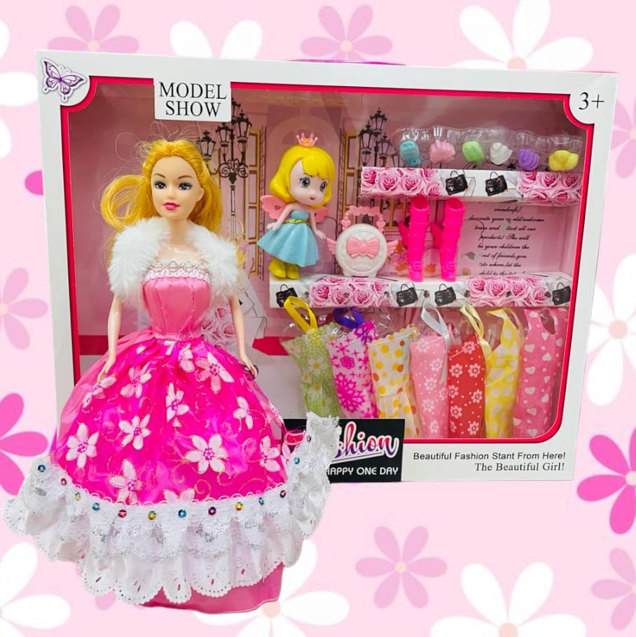 Kit De Baibie Fashionista Con Vestidos + Envio Gratis