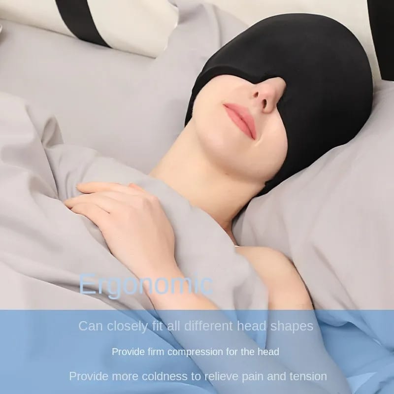 TheraICE Rx Form Fit – Gorro de gel para aliviar el dolor de cabeza y la  migraña terapia de frío máscara de alivio de migraña cómoda y elástica para  – Yaxa Store
