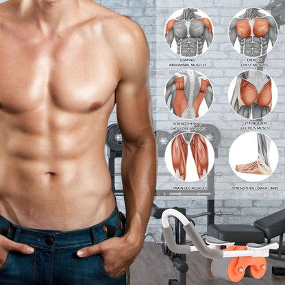 Rodillo Ejercitador Para Abdominales + Envio Gratis