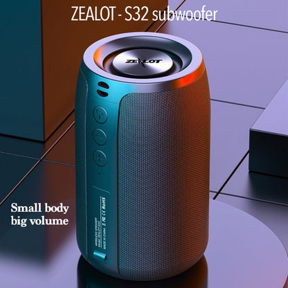 Parlante Bluetooth Portatil Zealot S32 Exterior + Envio Gratis