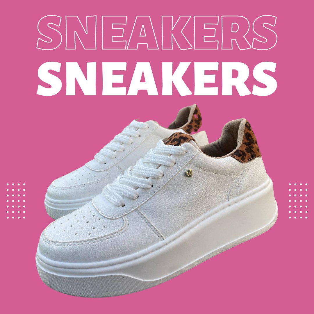 Tenis Wander Blanco Con Animal Print + Envio Gratis