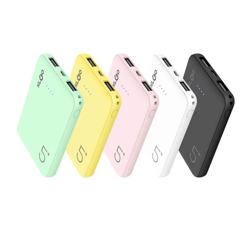 Cargador Portatil Para Celular Macaroon KLGO 5.000mAh + Envío Gratis