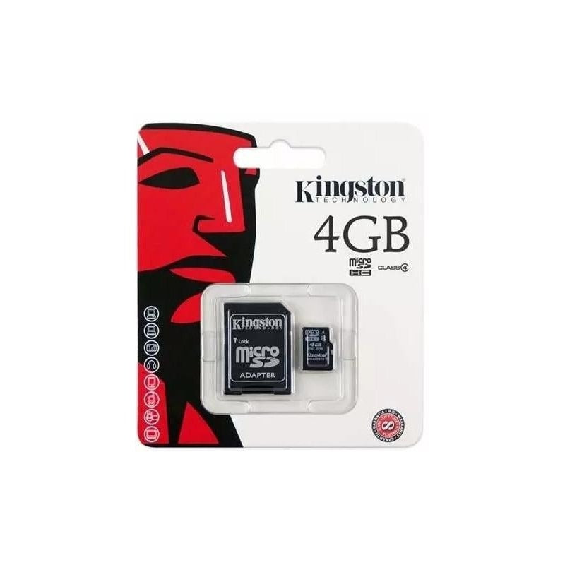 Kingston 4 Gb  MICRO SD Clase 10 Tarjeta De Memoria Flash Sdc