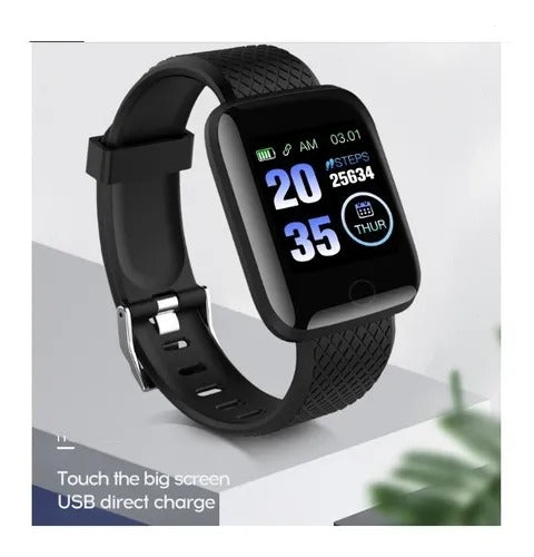 Smart Watch Reloj Inteligente 116 Plus a prueba de agua Soluciones Shop