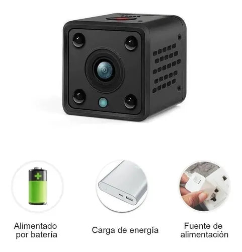 Mini camara espia de vigilancia cubo