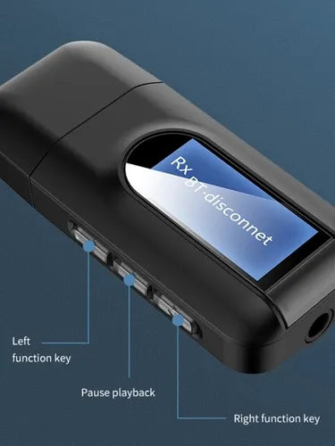 Fivtyily Receptor transmisor Bluetooth 5.0 largo alcance para TV/PC In –