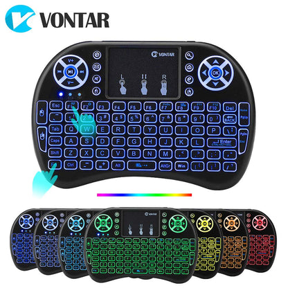 Mini teclado inalámbrico RGB para SMART TV + Envió Gratis