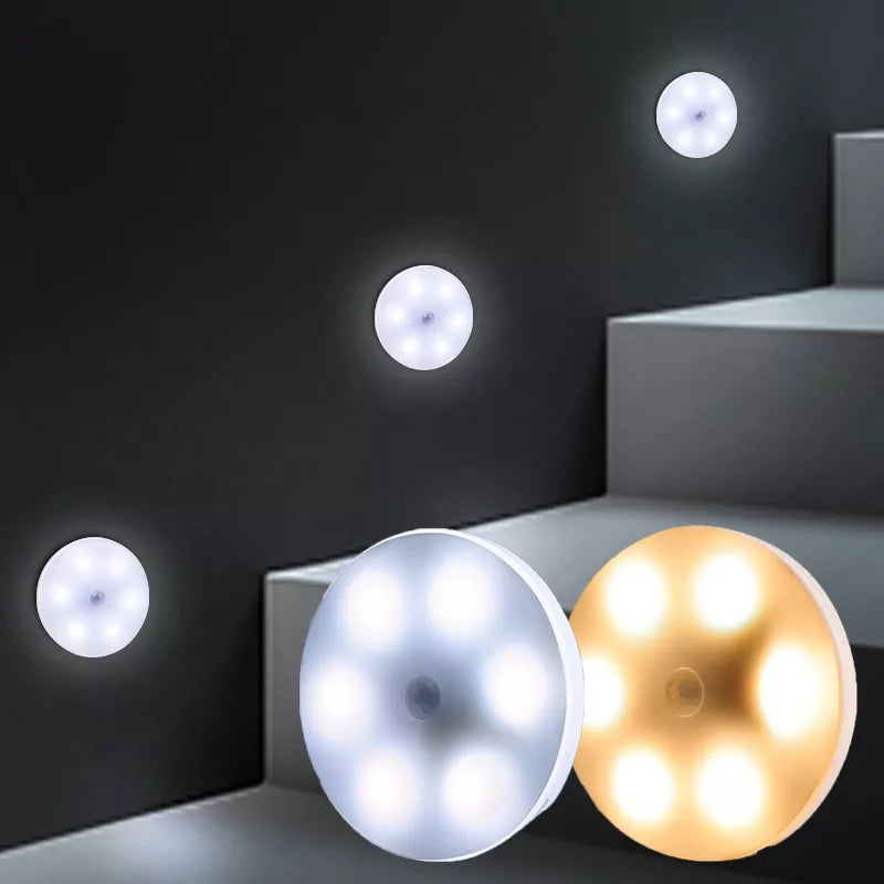 Tiras de luz LED con sensor de movimiento, luz nocturna inteligente, luz  nocturna activada por movimiento, tira de luz LED para habitación luz  diurna