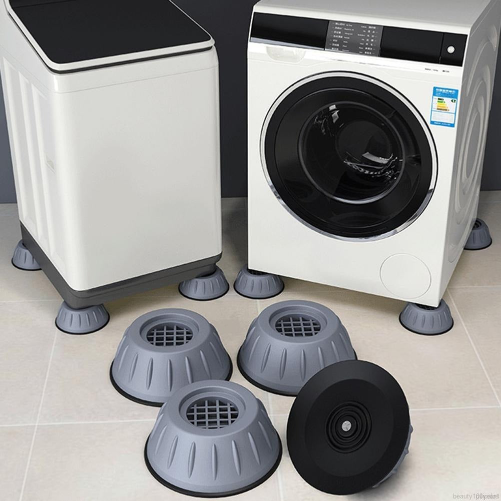  Soporte universal para lavadora con cancelación de golpes y  ruido, almohadillas antivibraciones universales para lavadora y secadora,  para reducir eficazmente el ruido y la vibración, para todas las : Salud y