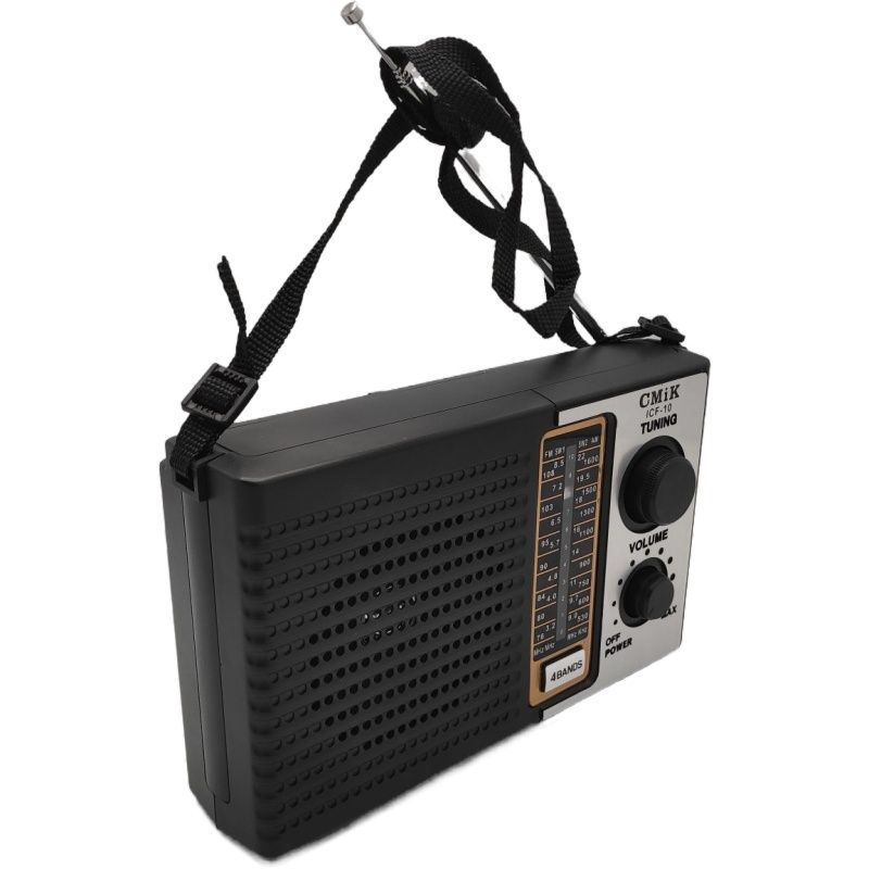AM FM SW1 SW2 Radio multibanda Radio de emergencia multifuncional para  exteriores Radio portátil con manivela de mano con energía solar Universal  Accesorios Electrónicos