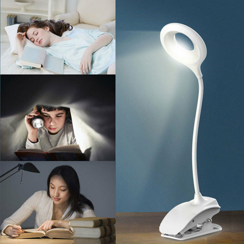 Lámpara De Escritorio Portátil Flexible, Luz Led Recargable